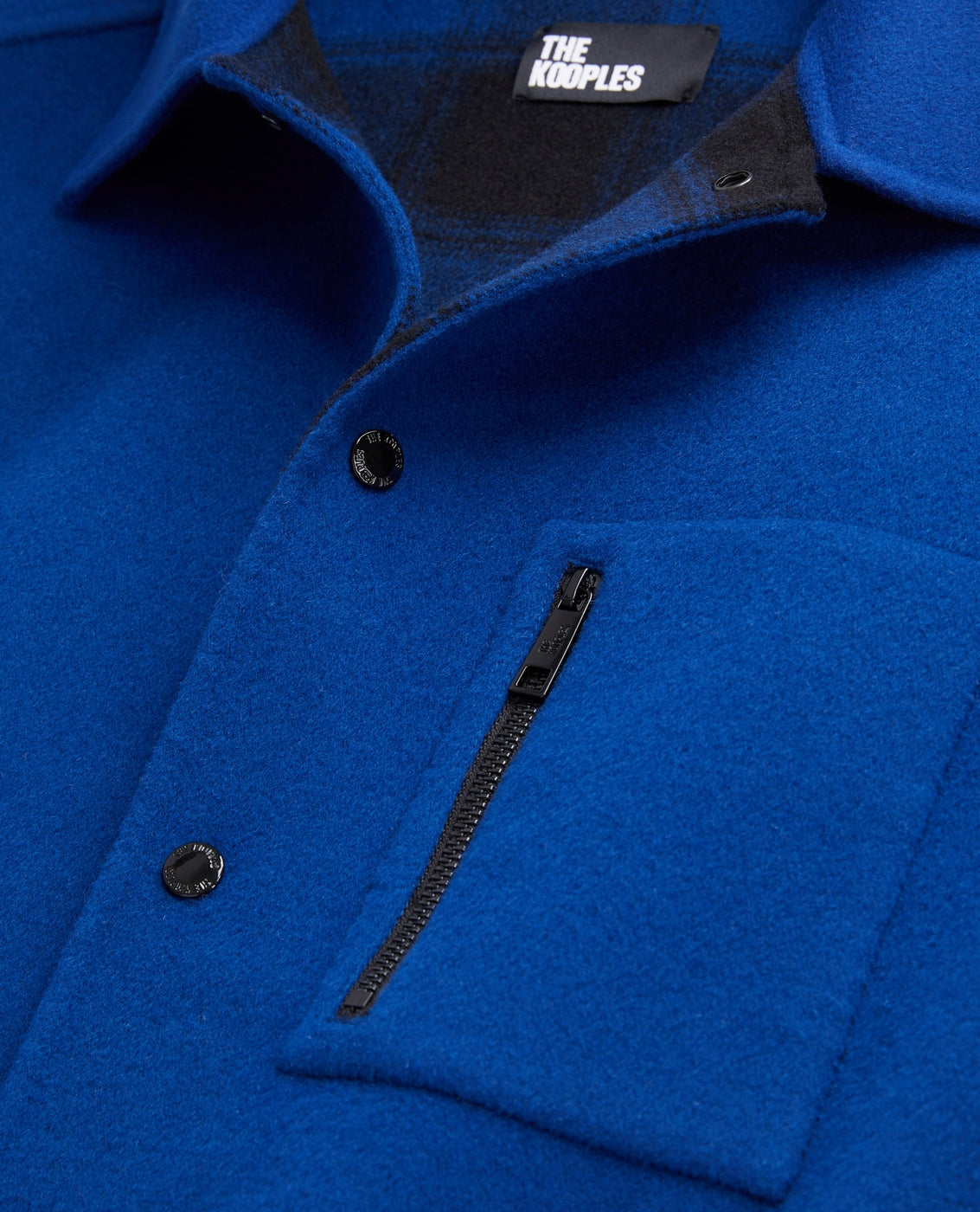 The Kooples - Surchemise En Laine - Bleu - Homme