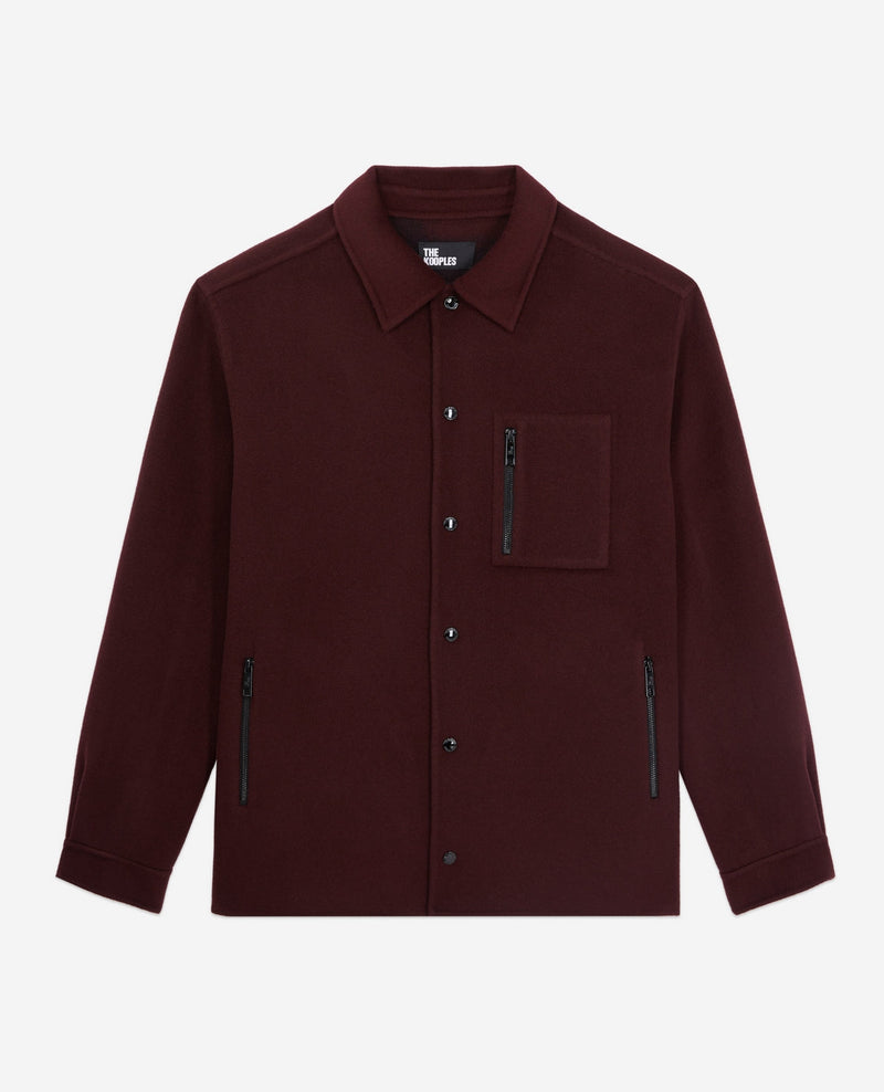 Chaqueta de lana - Burdeos - Hombre