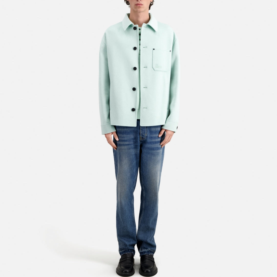 The Kooples - Chaqueta De Lana - Verde Agua - Hombre