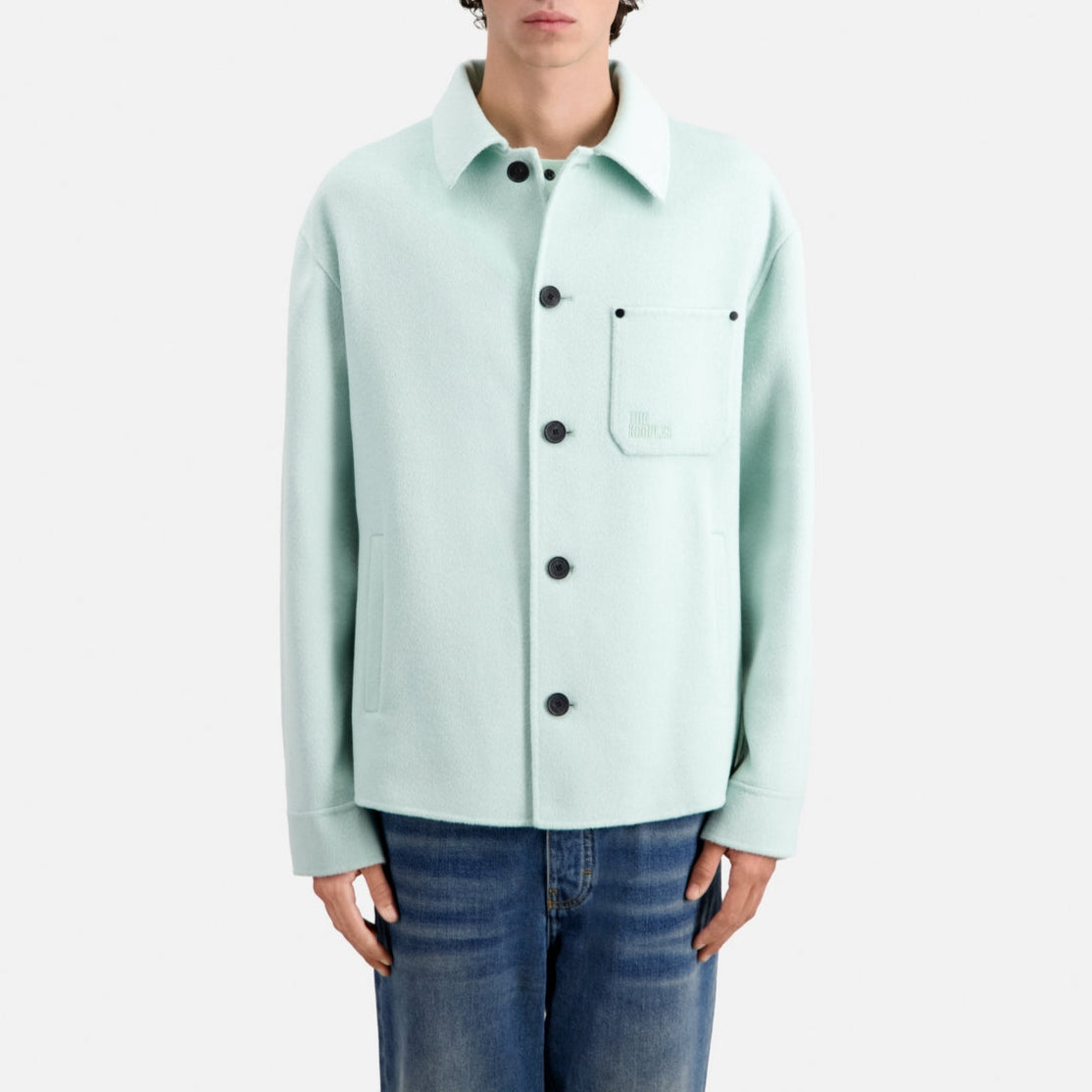 The Kooples - Chaqueta De Lana - Verde Agua - Hombre