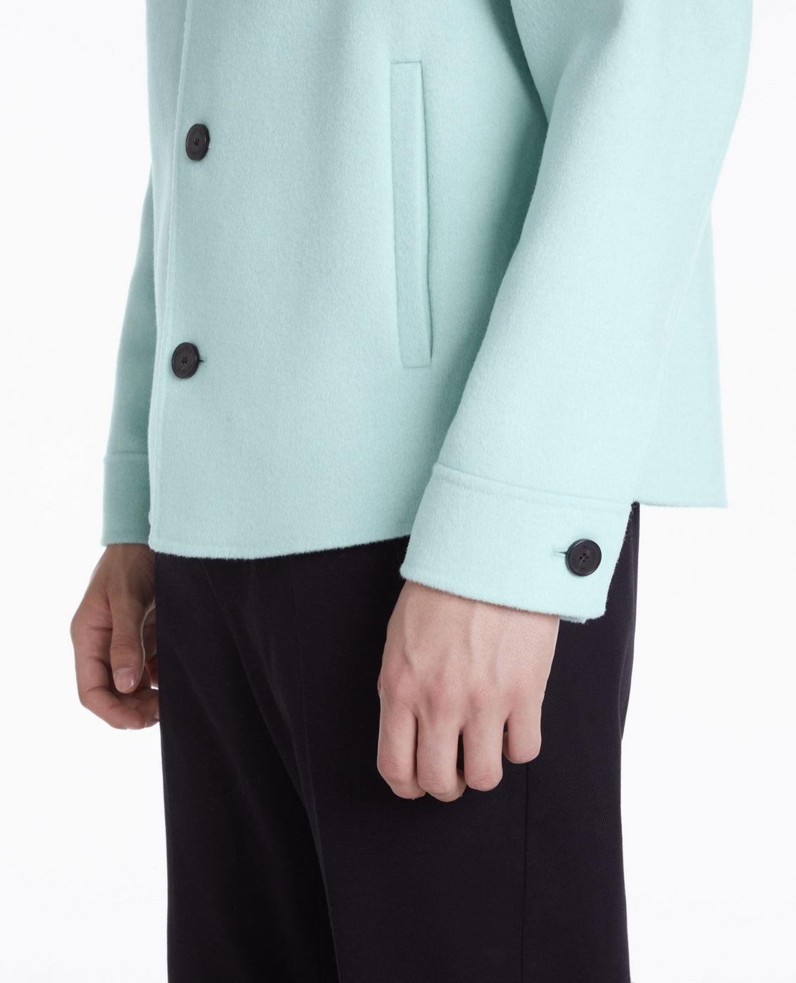 The Kooples - Chaqueta De Lana - Verde Agua - Hombre