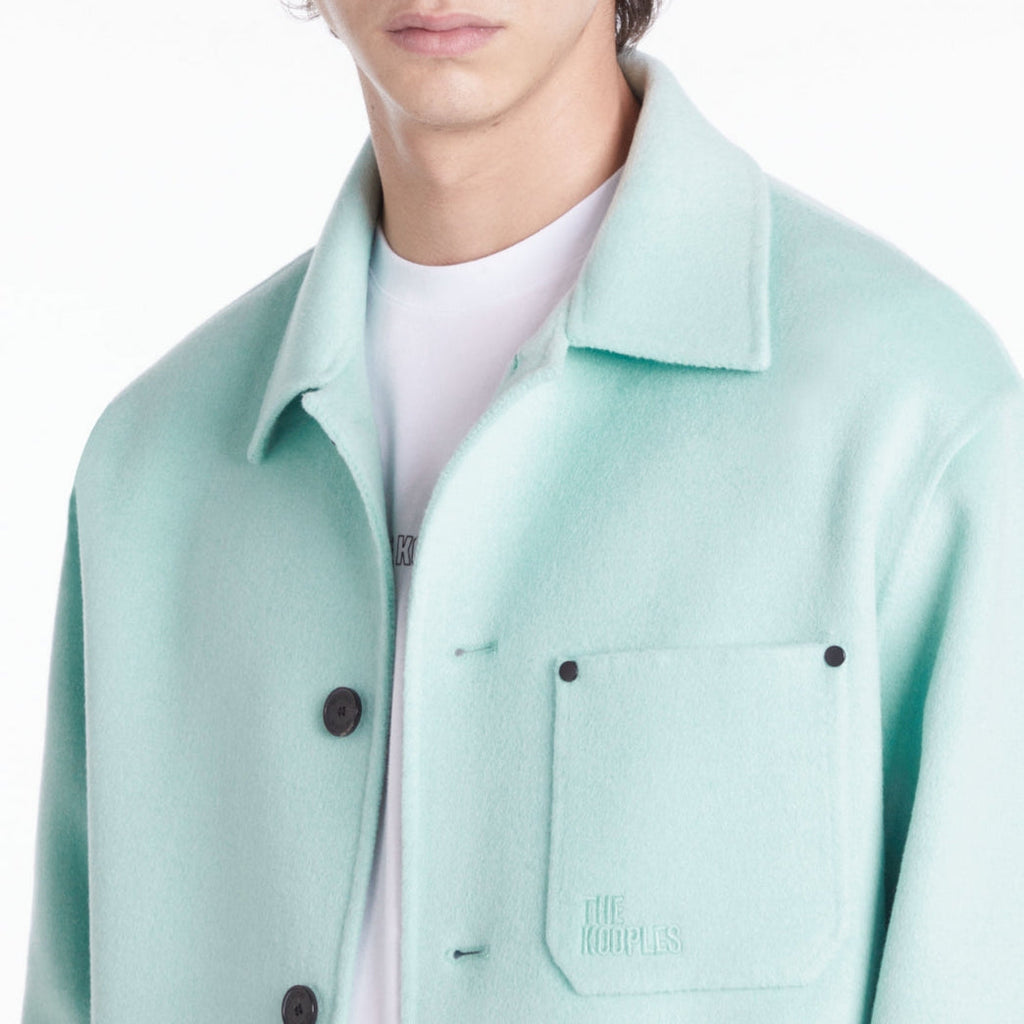 The Kooples - Chaqueta De Lana - Verde Agua - Hombre
