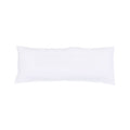 Funda de cojín lisa de lino lavado Hbsmoothie - Blanco