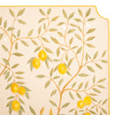 Headboard - Arcade - Hand Painted - Lemons And Birds (190 X H 160 Cm)