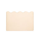 Tête De Lit - Mediterranean - Lin Beige, Passepoil Coton Kaki - L 180 Cm