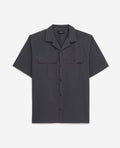 The Kooples - Chemise Coton Gris Anthracite À Poches - Homme
