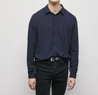 The Kooples - Slim Plain Shirt with Hidden Placket - Men