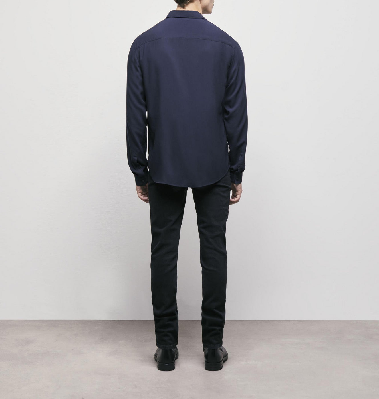 The Kooples - Slim Plain Shirt with Hidden Placket - Men