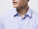 Chemise Slim - Ciel Et Blanc - Homme
