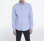 The Kooples - Chemise Slim Decintree Rayee Patte De Boutonnage Cachee - Homme