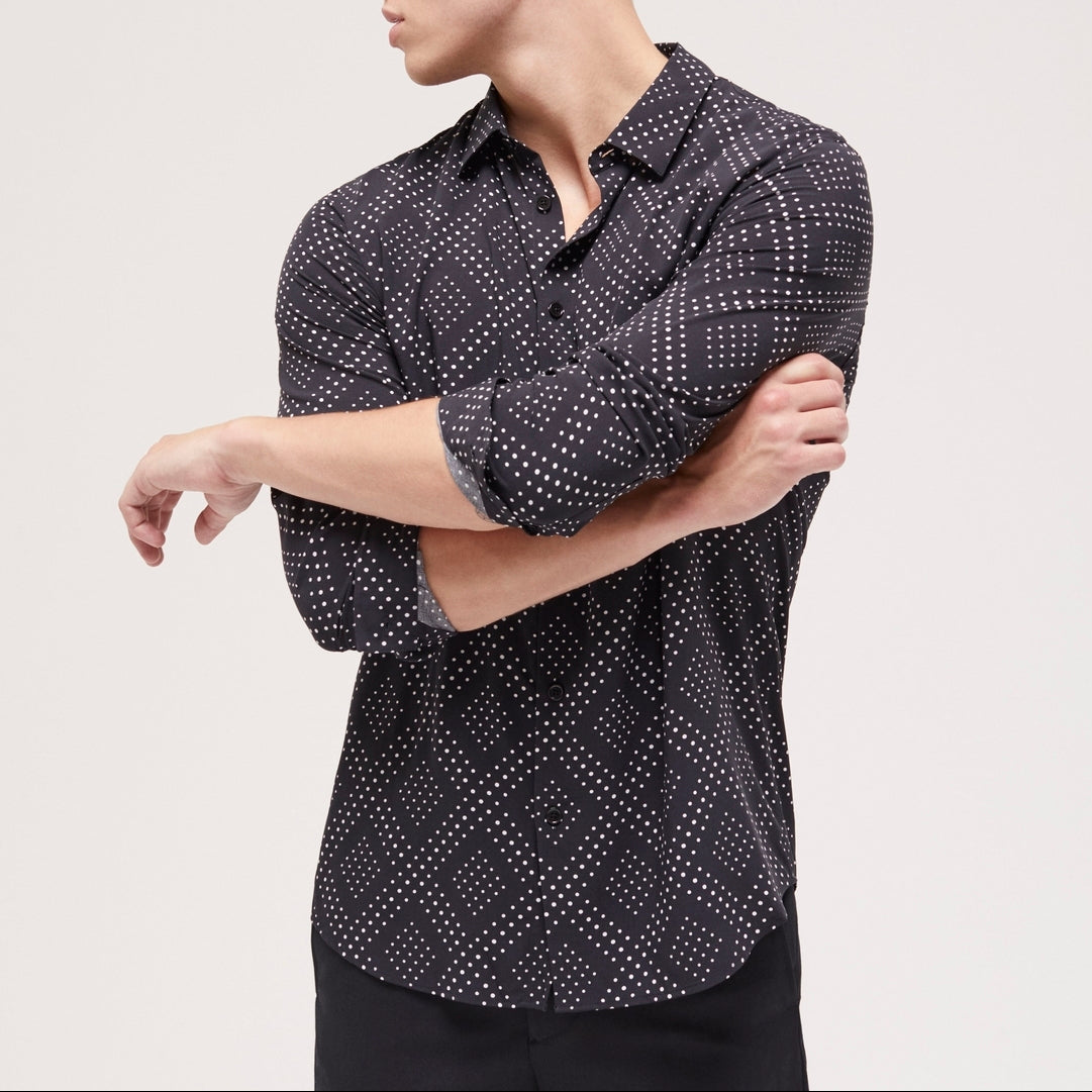 The Kooples - Slim Shirt - Navy Blue - Men