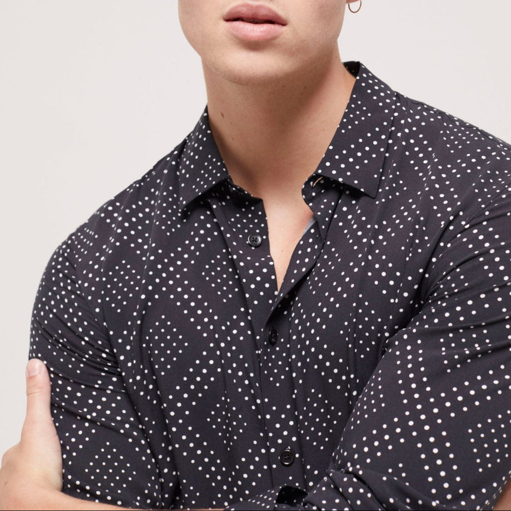 The Kooples - Slim Shirt - Navy Blue - Men