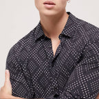 The Kooples - Slim Shirt - Navy Blue - Men
