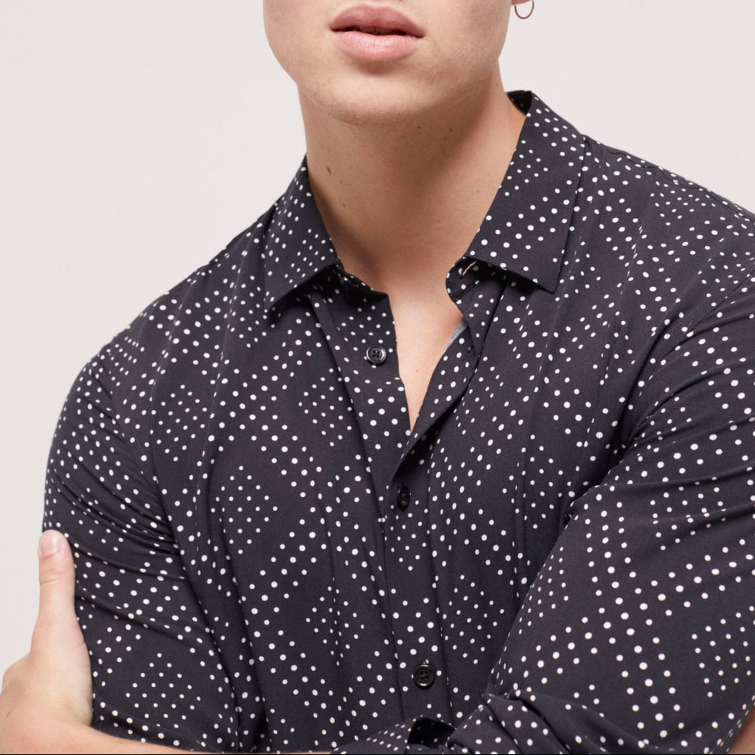 The Kooples - Slim Shirt - Navy Blue - Men