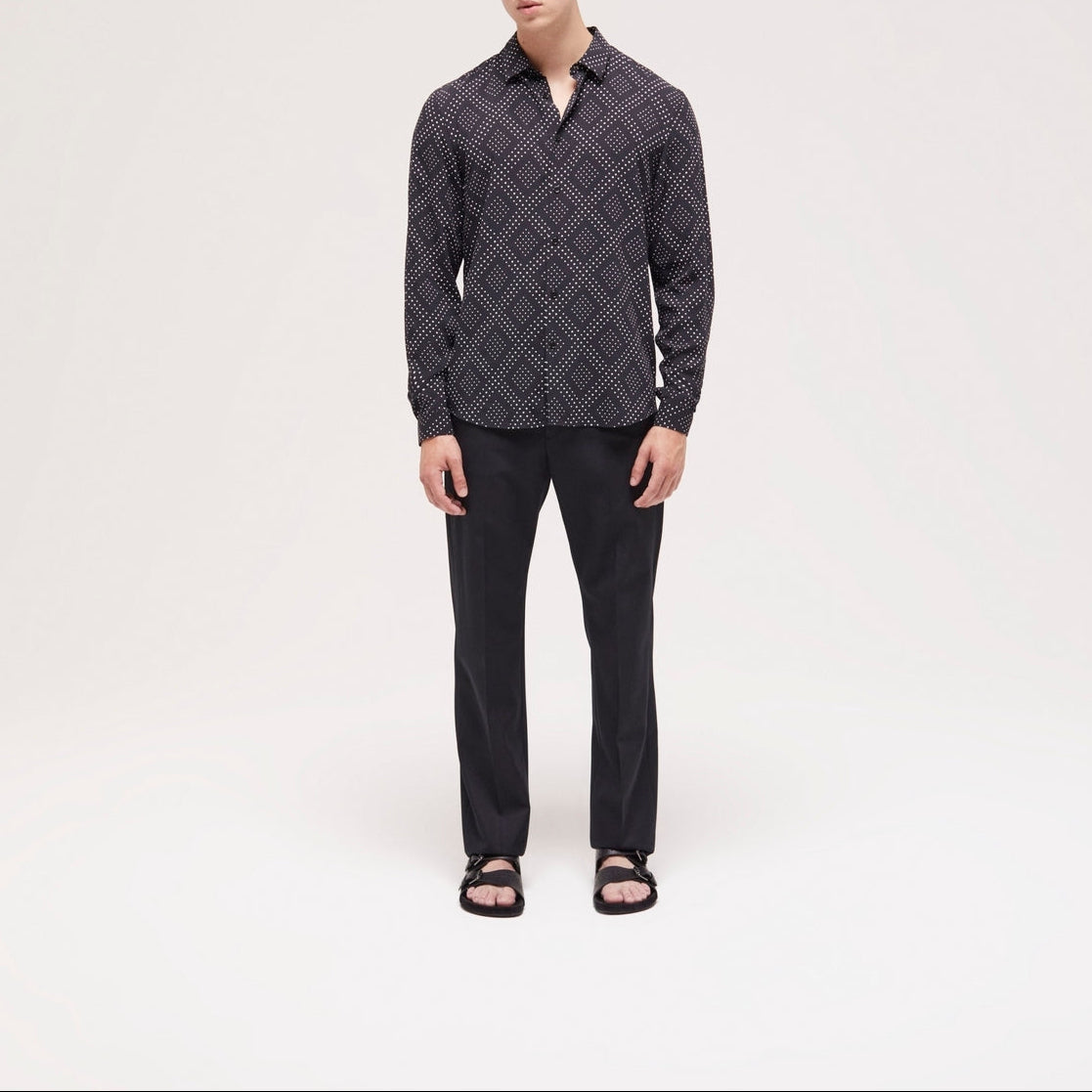 The Kooples - Slim Shirt - Navy Blue - Men