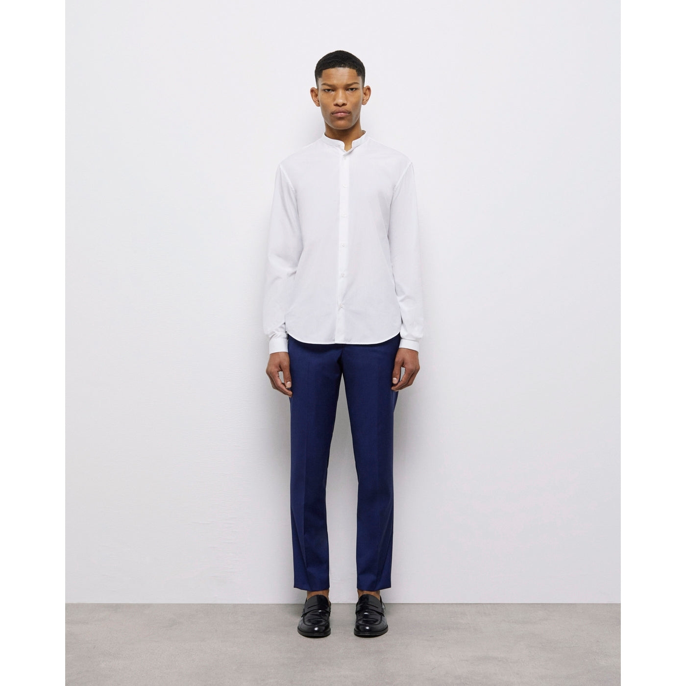 The Kooples - Chemise Manches Longues Col Officier Classique - Homme