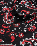 The Kooples - Camisa Regular - Negro Y Rojo - Hombre