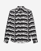 The Kooples - Camisa Regular - Negro y Blanco - Hombre