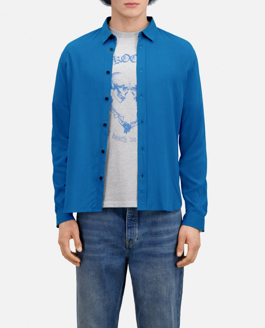 The Kooples - Shirt - Petrol Blue - Men