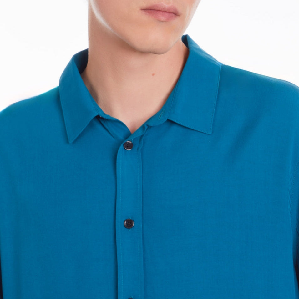 The Kooples - Shirt - Petrol Blue - Men