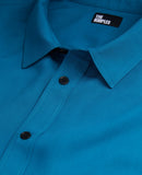 Chemise - Bleu Pétrole - Homme