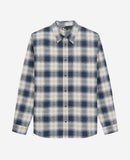 Camisa a cuadros de manga larga - Hombre