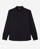 Chemise A Manches Longues Col Officier
