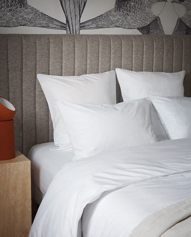Housse De Couette - Percale De Coton - Blanc