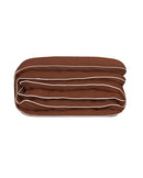 Housse De Couette Percale De Coton - Finition Liseré - Chocolat Liseré Blanc