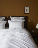 Housse de couette Satin de coton - Blanc bourdon Blanc
