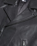 Blouson Forme Biker En Cuir - Homme