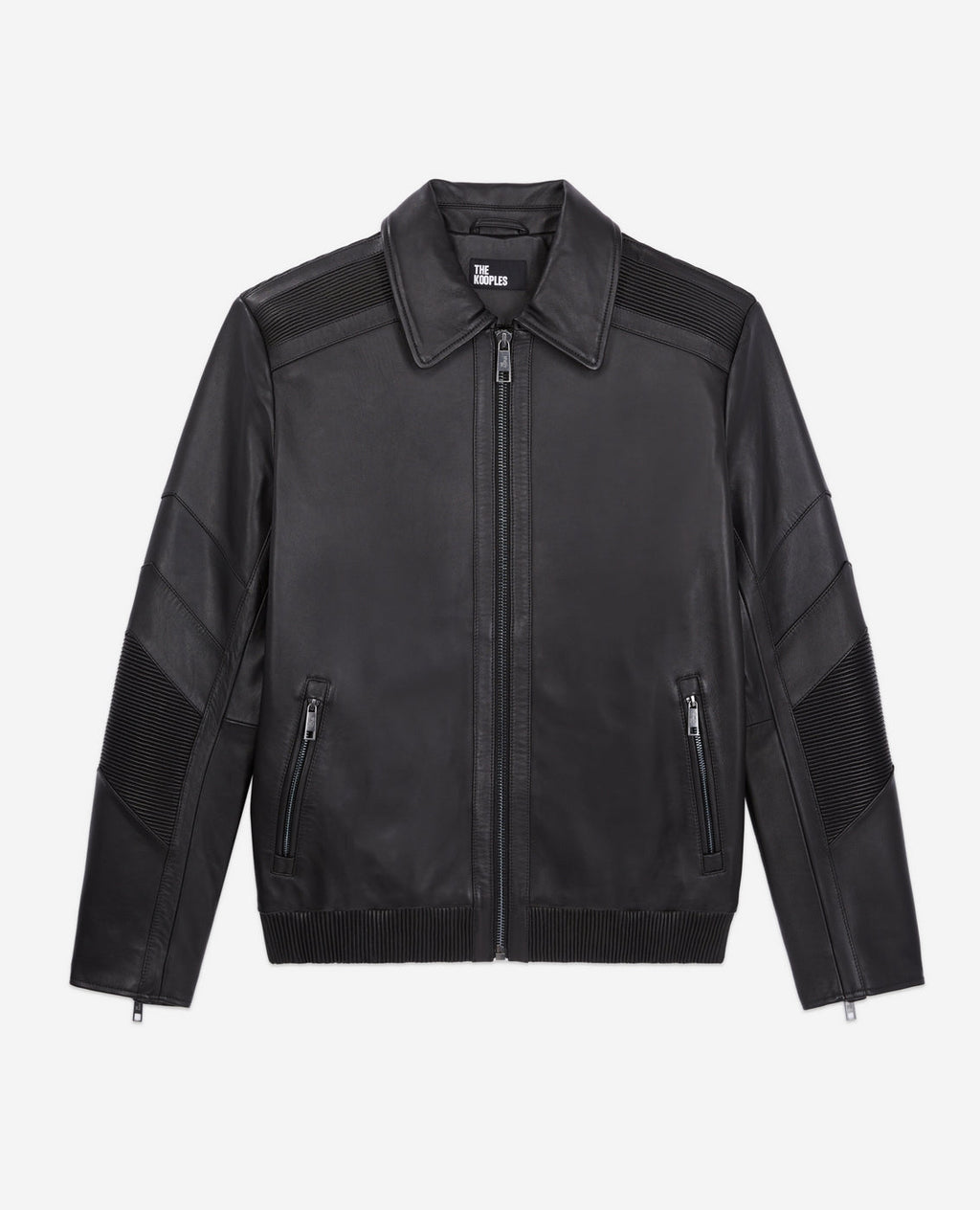 The Kooples - Veste En Cuir D'Agneau - Noir - Homme