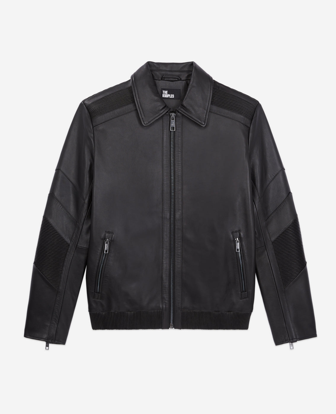 The Kooples - Veste En Cuir D'Agneau - Noir - Homme