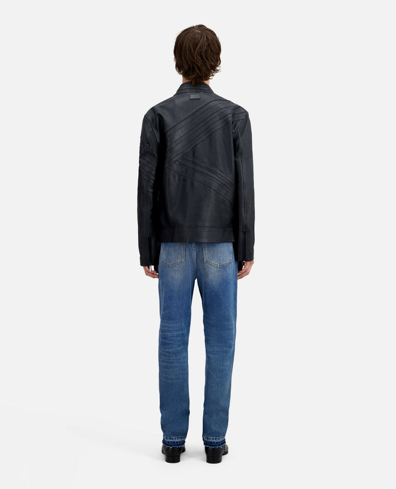 Chaqueta de piel de cordero - Negro - Hombre