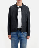Chaqueta de piel de cordero - Negro - Hombre