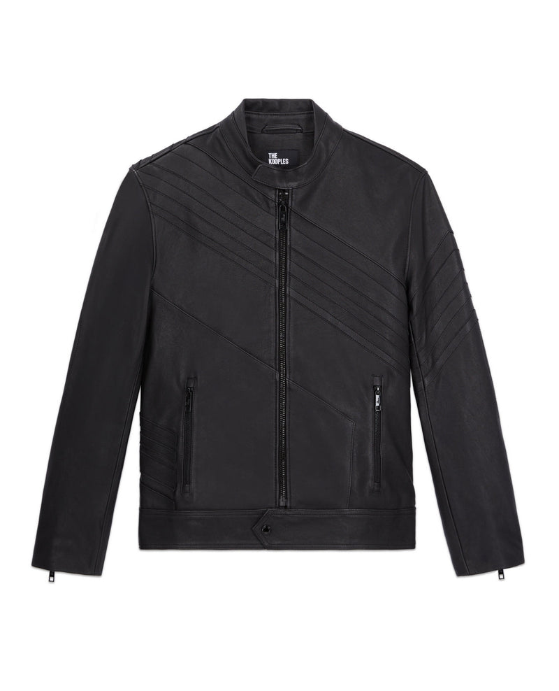 Chaqueta de piel de cordero - Negro - Hombre