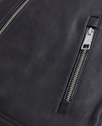 The Kooples - Sheepskin Leather Jacket - Black - Men