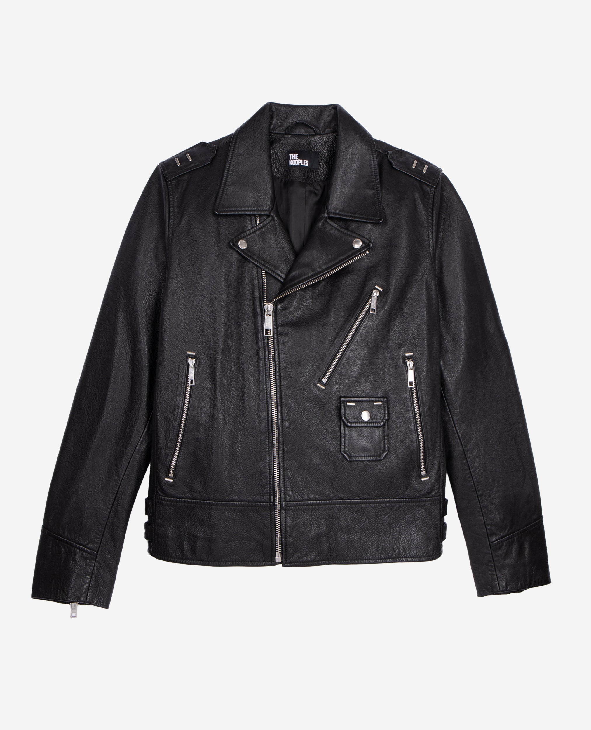 The Kooples - Chaqueta biker de cuero