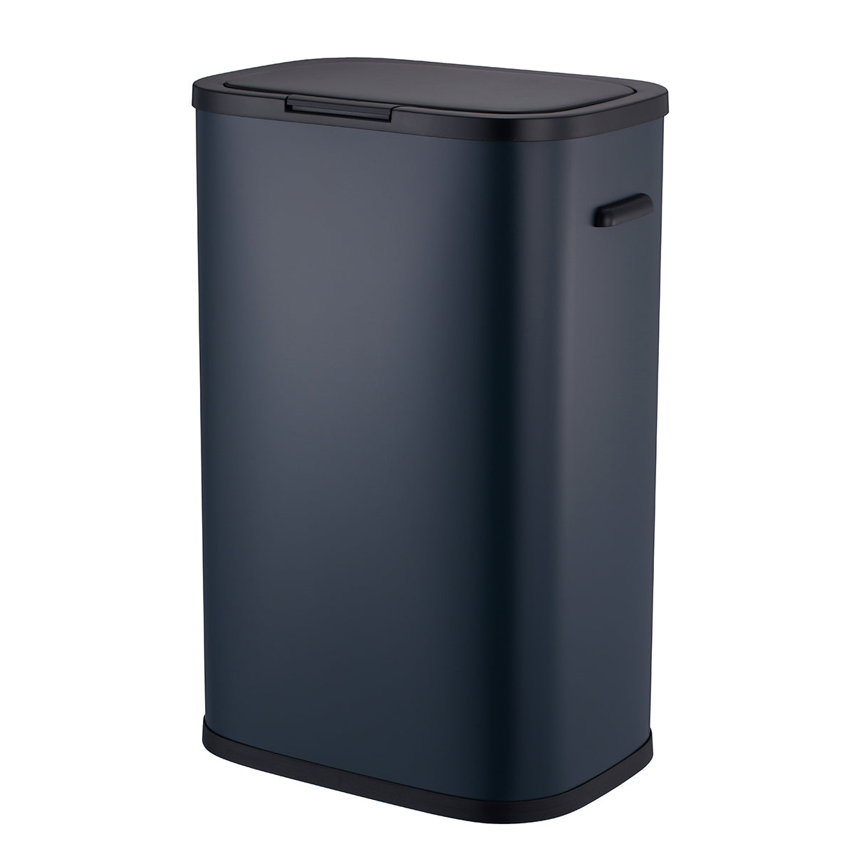 Poubelle Push Pression Inox Portland - 60L - Gris