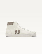 Baskets Montantes Alexis - Blanc Gris Clair