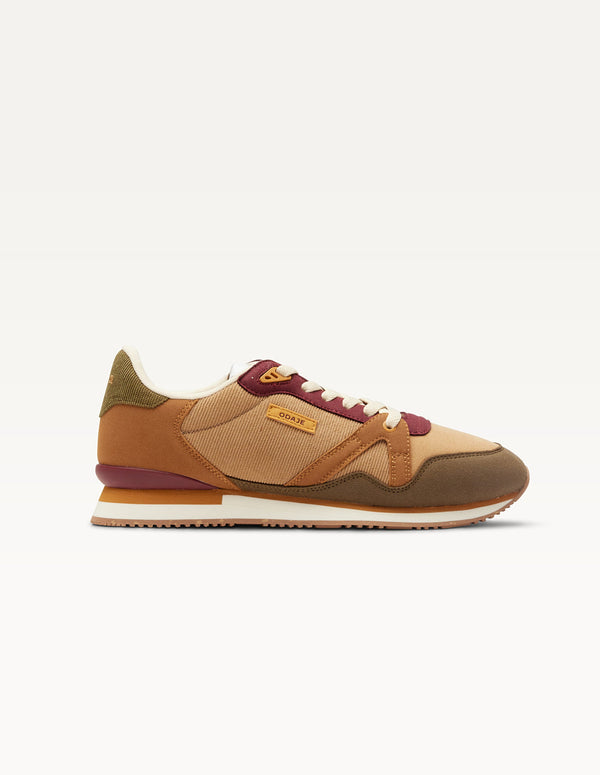 André Low-Top Sneakers - Khaki Beige Light Brown - Men's