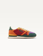 Baskets Basses Andrée - Canard Violet Orange - Femme