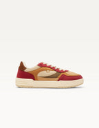 Baskets Basses Axelle - Bordeaux Ambre Beige - Femme