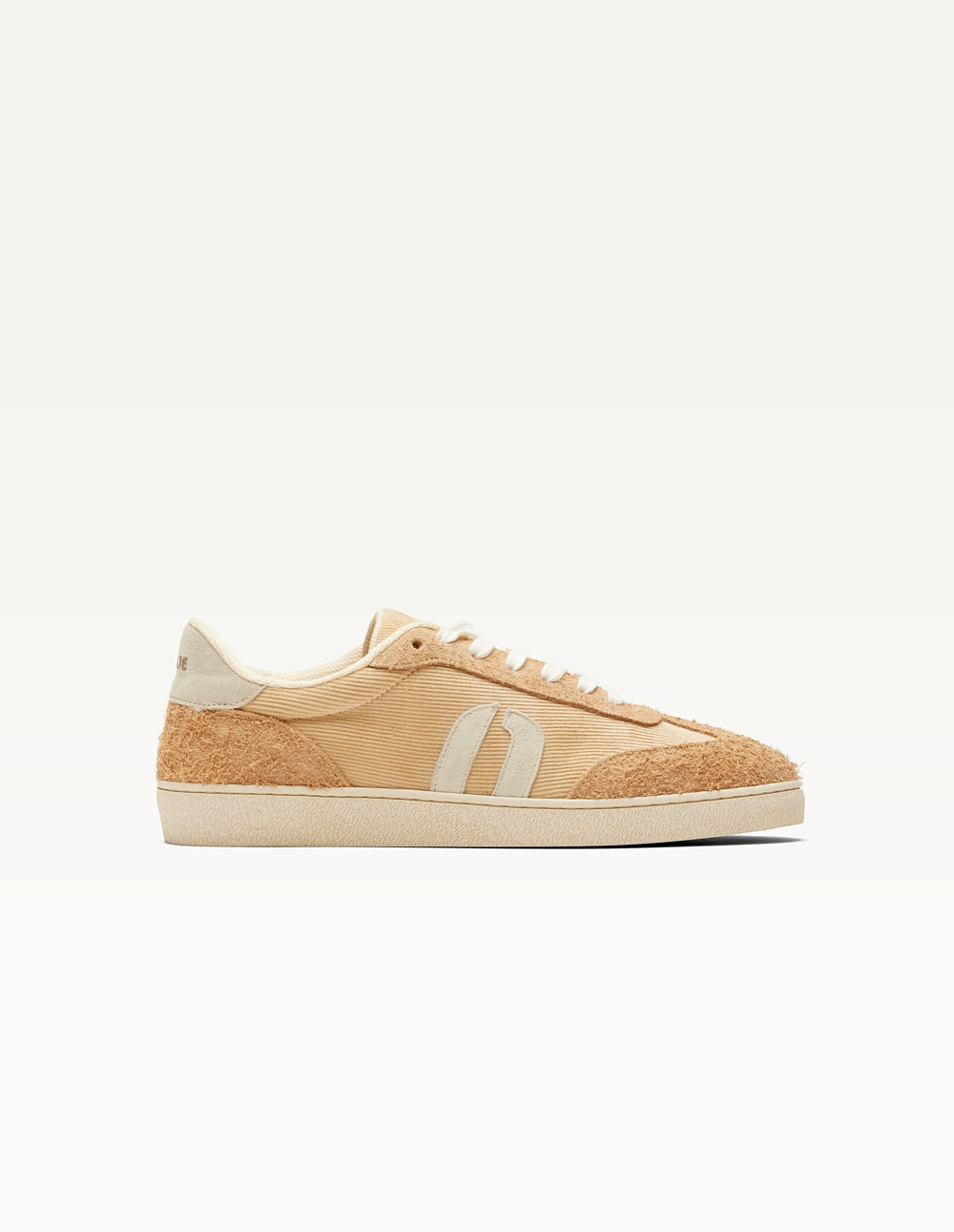 Baskets Basses Lucia - Nude Crème Gris Clair - Femme