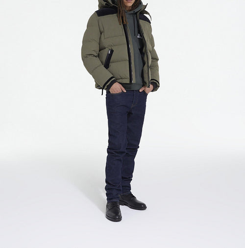 The Kooples - Down Jacket With Contrasted Yoke - Homme