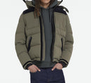 The Kooples - Down Jacket With Contrasted Yoke - Homme