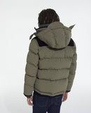 The Kooples - Down Jacket With Contrasted Yoke - Homme