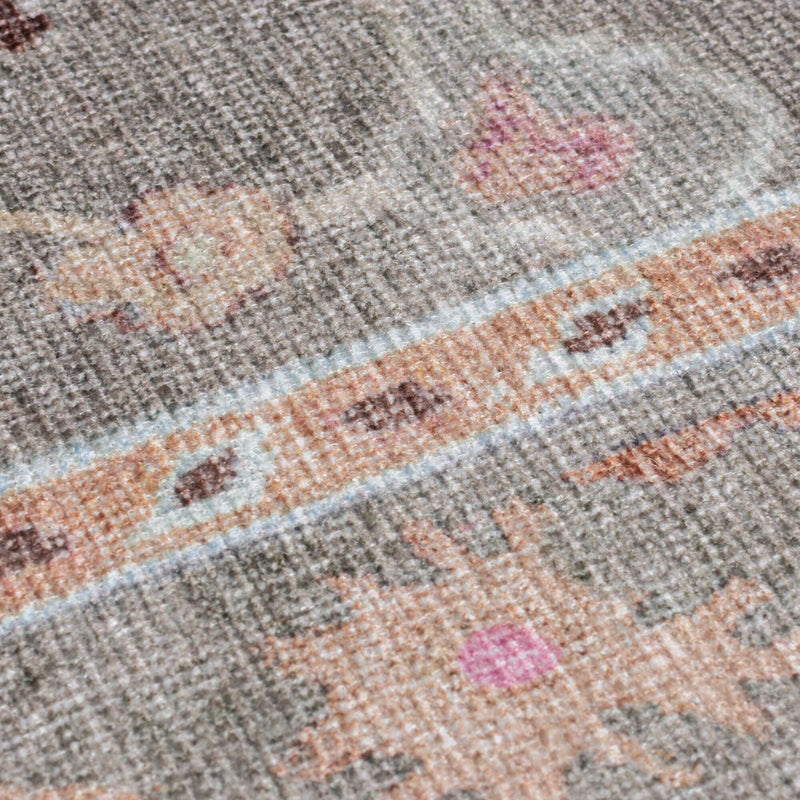 Tapis Lavable De Couloir Una Floral