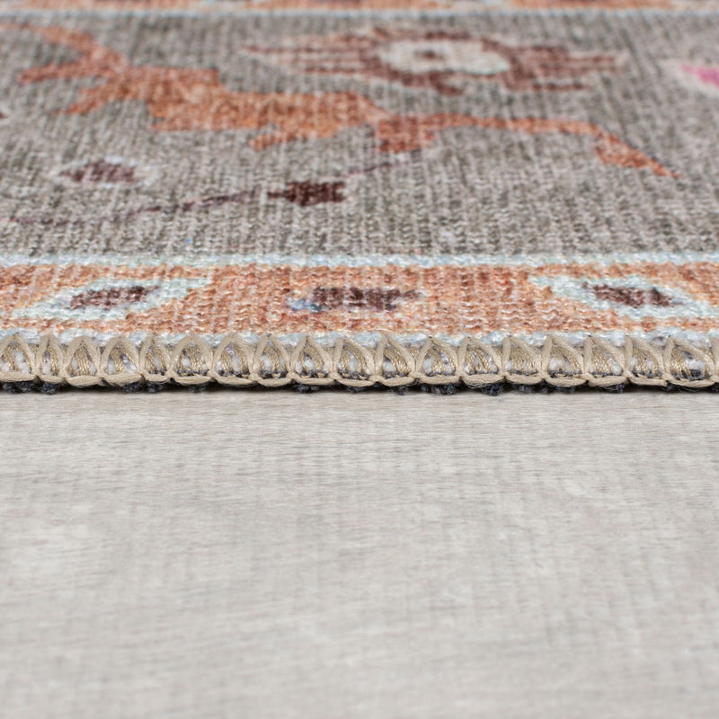 Tapis Lavable De Couloir Una Floral