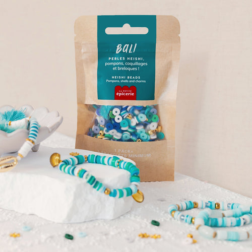 Mélange De Perles Heishi Et De Breloques - Bali